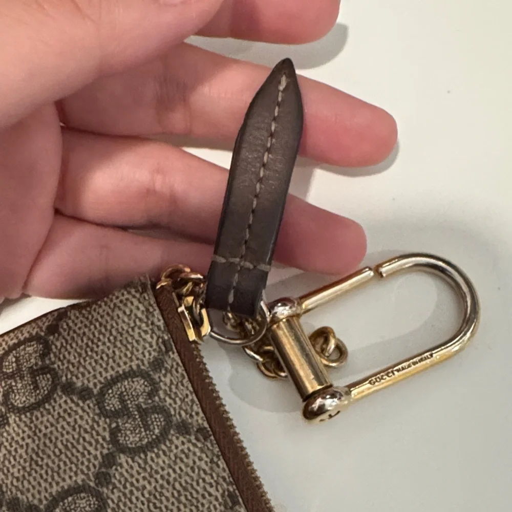 Gucci Beige and Brown Key & Card Holder - Picture 9 of 11